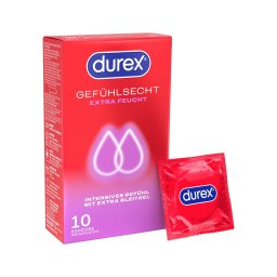 Durex - extra síkosított óvszer (10 db)