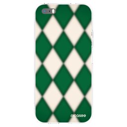 Átlátszó szilikon tok az alábbi mobiltelefonokra Apple iPhone 5/5S/SE - Emerald Diamond