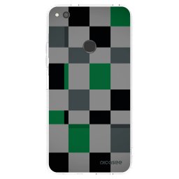 Átlátszó szilikon tok az alábbi mobiltelefonokra Huawei P9 Lite 2017 - Block Grid