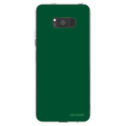 Átlátszó szilikon tok az alábbi mobiltelefonokra Samsung Galaxy S8 G950F - Green Gleam