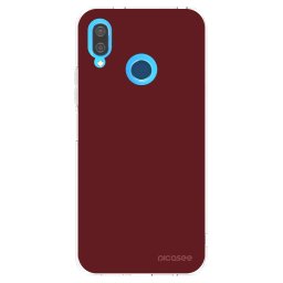 Átlátszó szilikon tok az alábbi mobiltelefonokra Huawei P20 Lite - Red Bliss