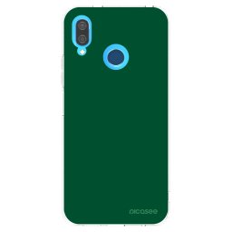 Átlátszó szilikon tok az alábbi mobiltelefonokra Huawei P20 Lite - Green Gleam