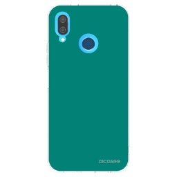 Átlátszó szilikon tok az alábbi mobiltelefonokra Huawei P20 Lite - Emerald Mist
