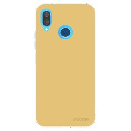 Átlátszó szilikon tok az alábbi mobiltelefonokra Huawei P20 Lite - Canary Crystal