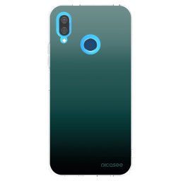 Átlátszó szilikon tok az alábbi mobiltelefonokra Huawei P20 Lite - Verdant Fade