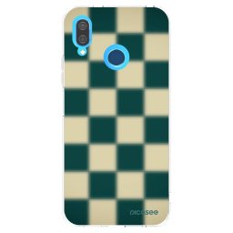 Átlátszó szilikon tok az alábbi mobiltelefonokra Huawei P20 Lite - Shadow Chess
