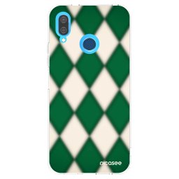 Átlátszó szilikon tok az alábbi mobiltelefonokra Huawei P20 Lite - Emerald Diamond