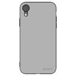 Fekete szilikon tok az alábbi mobiltelefonokra Apple iPhone XR - Stone