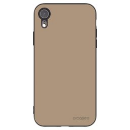 Fekete szilikon tok az alábbi mobiltelefonokra Apple iPhone XR - Soft Sand