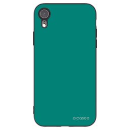 Fekete szilikon tok az alábbi mobiltelefonokra Apple iPhone XR - Emerald Mist