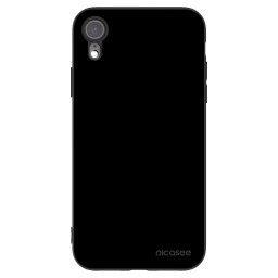Fekete szilikon tok az alábbi mobiltelefonokra Apple iPhone XR - Black Bliss