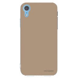 Átlátszó szilikon tok az alábbi mobiltelefonokra Apple iPhone XR - Soft Sand