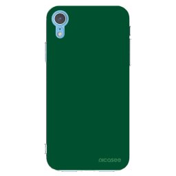 Átlátszó szilikon tok az alábbi mobiltelefonokra Apple iPhone XR - Green Gleam