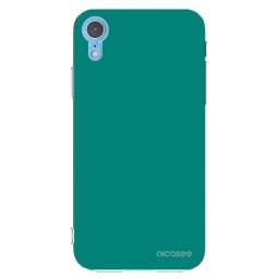 Átlátszó szilikon tok az alábbi mobiltelefonokra Apple iPhone XR - Emerald Mist