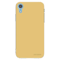 Átlátszó szilikon tok az alábbi mobiltelefonokra Apple iPhone XR - Canary Crystal