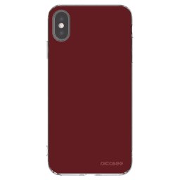 Átlátszó szilikon tok az alábbi mobiltelefonokra Apple iPhone XS Max - Red Bliss