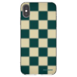 Átlátszó szilikon tok az alábbi mobiltelefonokra Apple iPhone XS Max - Shadow Chess