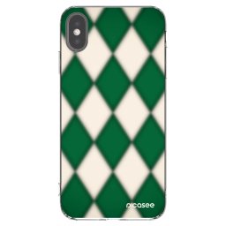 Átlátszó szilikon tok az alábbi mobiltelefonokra Apple iPhone XS Max - Emerald Diamond