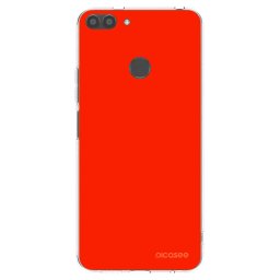 Átlátszó szilikon tok az alábbi mobiltelefonokra Huawei P Smart - Maranello Red