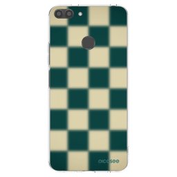 Átlátszó szilikon tok az alábbi mobiltelefonokra Huawei P Smart - Shadow Chess