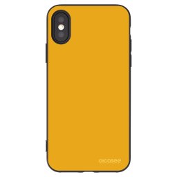 Fekete szilikon tok az alábbi mobiltelefonokra Apple iPhone X/XS - Sun