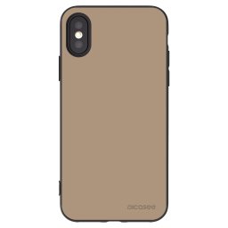 Fekete szilikon tok az alábbi mobiltelefonokra Apple iPhone X/XS - Soft Sand