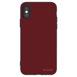 Fekete szilikon tok az alábbi mobiltelefonokra Apple iPhone X/XS - Red Bliss