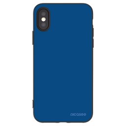 Fekete szilikon tok az alábbi mobiltelefonokra Apple iPhone X/XS - Navy Blue