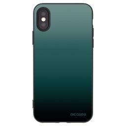 Fekete szilikon tok az alábbi mobiltelefonokra Apple iPhone X/XS - Verdant Fade