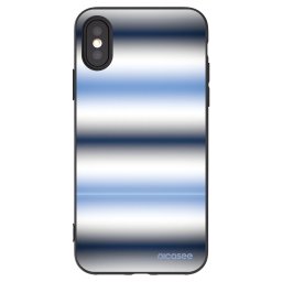 Fekete szilikon tok az alábbi mobiltelefonokra Apple iPhone X/XS - Static Lines