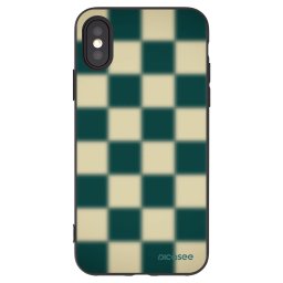 Fekete szilikon tok az alábbi mobiltelefonokra Apple iPhone X/XS - Shadow Chess
