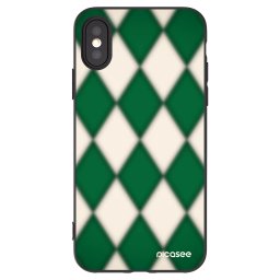 Fekete szilikon tok az alábbi mobiltelefonokra Apple iPhone X/XS - Emerald Diamond