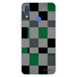 Átlátszó szilikon tok az alábbi mobiltelefonokra Huawei Nova 3 - Block Grid