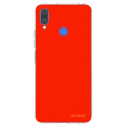 Átlátszó szilikon tok az alábbi mobiltelefonokra Huawei Nova 3i - Maranello Red