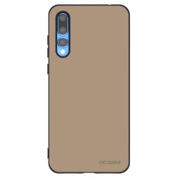 Fekete szilikon tok az alábbi mobiltelefonokra Huawei P20 Pro - Soft Sand