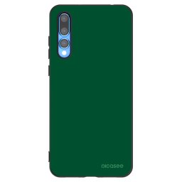 Fekete szilikon tok az alábbi mobiltelefonokra Huawei P20 Pro - Green Gleam
