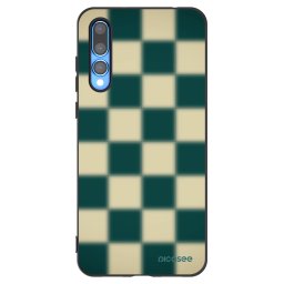 Fekete szilikon tok az alábbi mobiltelefonokra Huawei P20 Pro - Shadow Chess