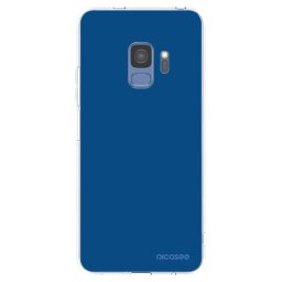 Átlátszó szilikon tok az alábbi mobiltelefonokra Samsung Galaxy S9 G960F - Navy Blue