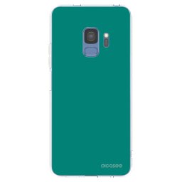 Átlátszó szilikon tok az alábbi mobiltelefonokra Samsung Galaxy S9 G960F - Emerald Mist
