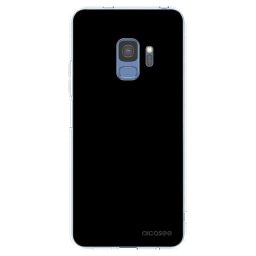 Átlátszó szilikon tok az alábbi mobiltelefonokra Samsung Galaxy S9 G960F - Black Bliss