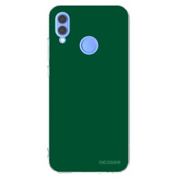 Átlátszó szilikon tok az alábbi mobiltelefonokra Huawei P Smart 2019 - Green Gleam