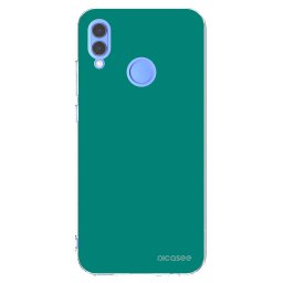 Átlátszó szilikon tok az alábbi mobiltelefonokra Huawei P Smart 2019 - Emerald Mist