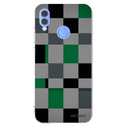 Átlátszó szilikon tok az alábbi mobiltelefonokra Huawei P Smart 2019 - Block Grid