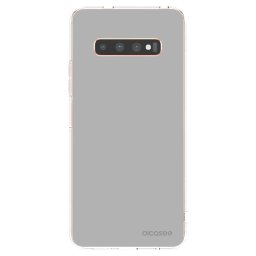 Átlátszó szilikon tok az alábbi mobiltelefonokra Samsung Galaxy S10 Plus G975 - Stone