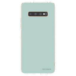 Átlátszó szilikon tok az alábbi mobiltelefonokra Samsung Galaxy S10 Plus G975 - Pastel Charm