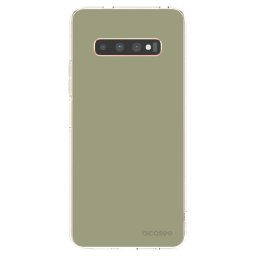 Átlátszó szilikon tok az alábbi mobiltelefonokra Samsung Galaxy S10 Plus G975 - Dewy Dawn