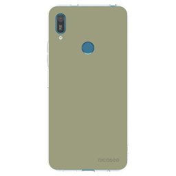 Átlátszó szilikon tok az alábbi mobiltelefonokra Huawei Y7 2019 - Dewy Dawn