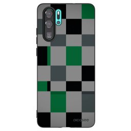 Fekete szilikon tok az alábbi mobiltelefonokra Huawei P30 Pro - Block Grid