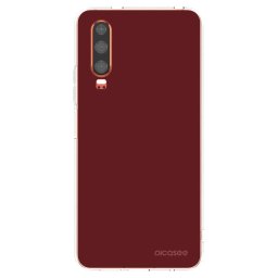 Átlátszó szilikon tok az alábbi mobiltelefonokra Huawei P30 - Red Bliss
