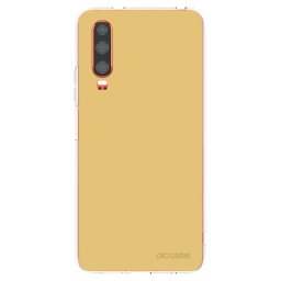 Átlátszó szilikon tok az alábbi mobiltelefonokra Huawei P30 - Canary Crystal